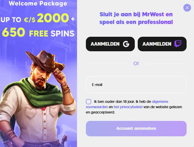 Mr West Casino Login